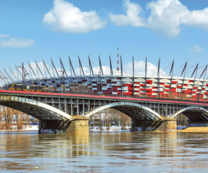 most średnicowy, stadion narodowy