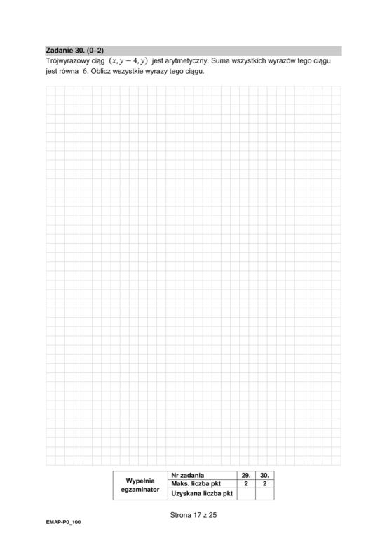 Matura 2022: matematyka, poprawka. Arkusz PDF