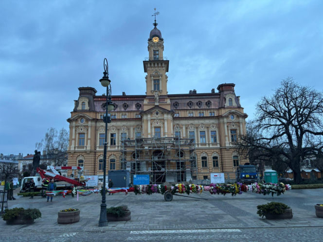 Palma wielkanocna na nowosądeckim Rynku