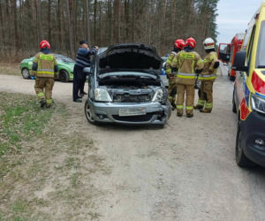 Wypadek na drodze Starachowice - Lubienia