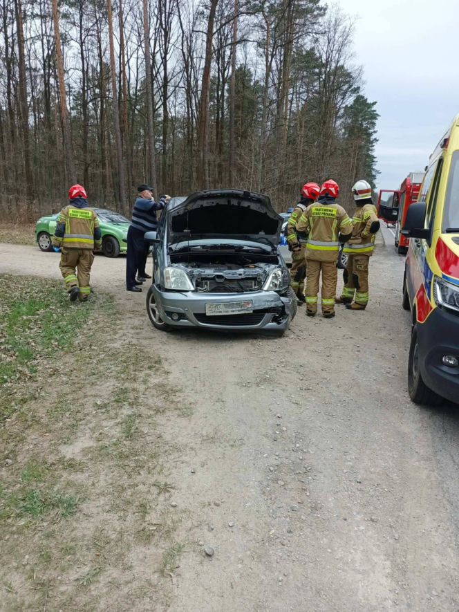 Wypadek na drodze Starachowice - Lubienia