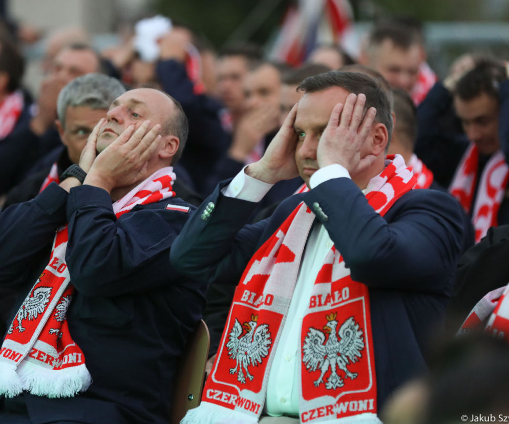 Andrzej Duda kibicuje polskiej drużynie na mundialu