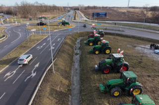 Protest rolników na Dolnym Śląsku