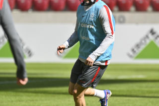 Trening reprezentacji Polski przed meczem ze Szwecją