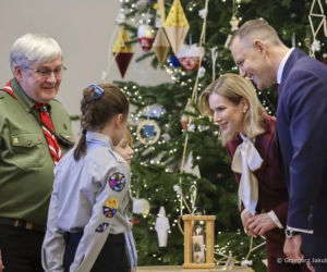 Nawrocki stał obok instrumentu i aż go kusiło! Nie mógł się powtrzymać. Nagranie krąży po sieci