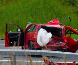 Wypadek na autostradzie A4