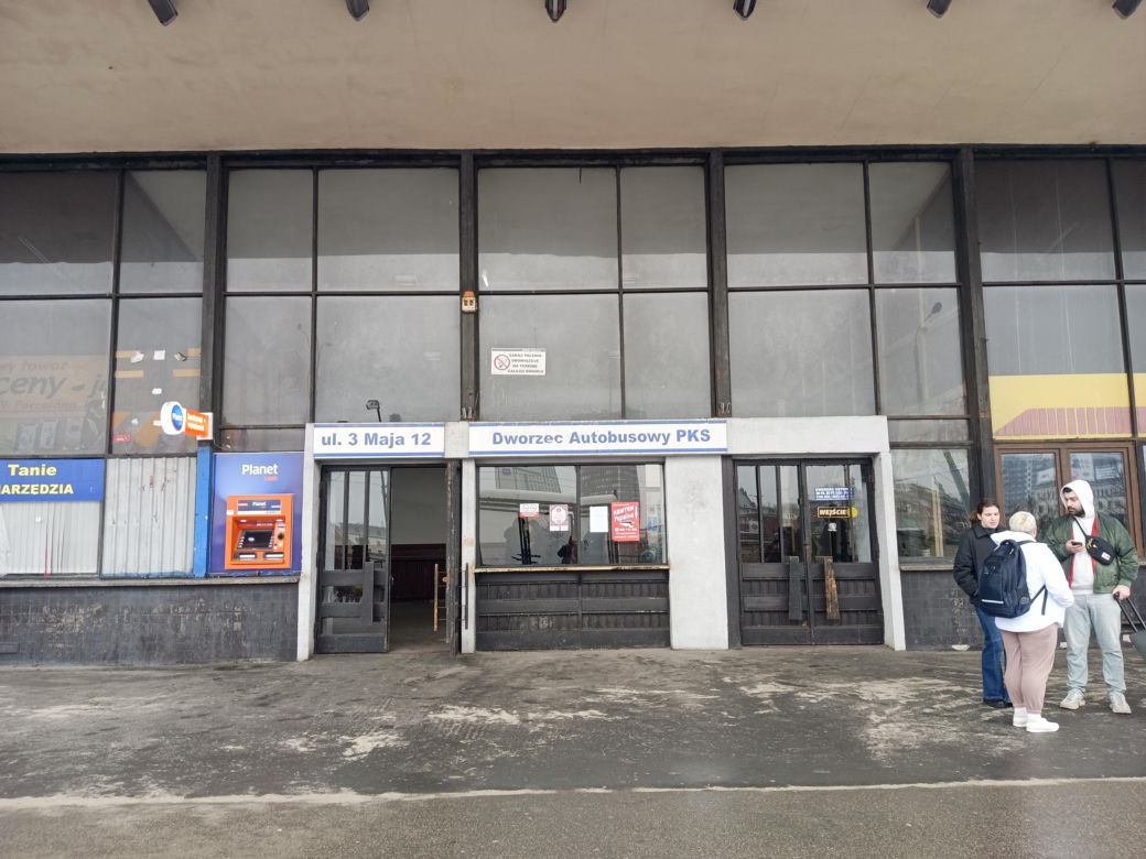 Budynek dworca PKS w Gdańsku