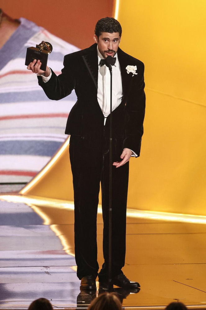 Bad Bunny na gali Grammy 2026