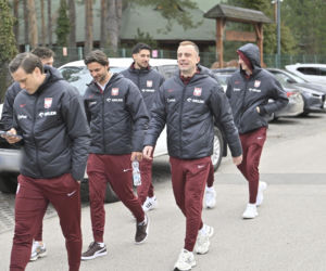 Polska - Albania. Reprezentacja Polski na spacerze