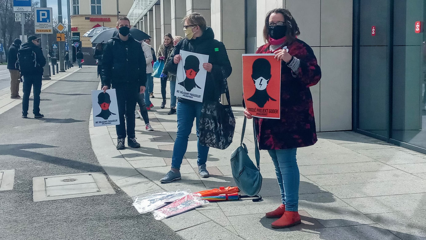 Czarny protest w Szczecinie