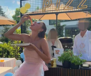 Klaudia Halejcio wyprawiła córce urodziny
