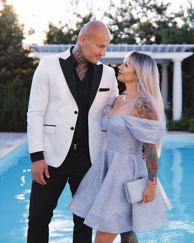 Artur Szpilka z ukochaną Kamilą Wybrańczyk