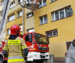 Dziecko stało na parapecie