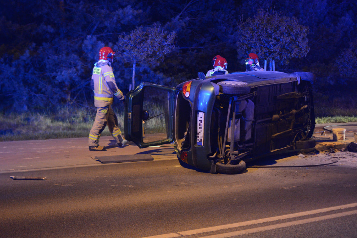 Wypadek w Grudziądzu. Sprawca miał prawie 2 promile