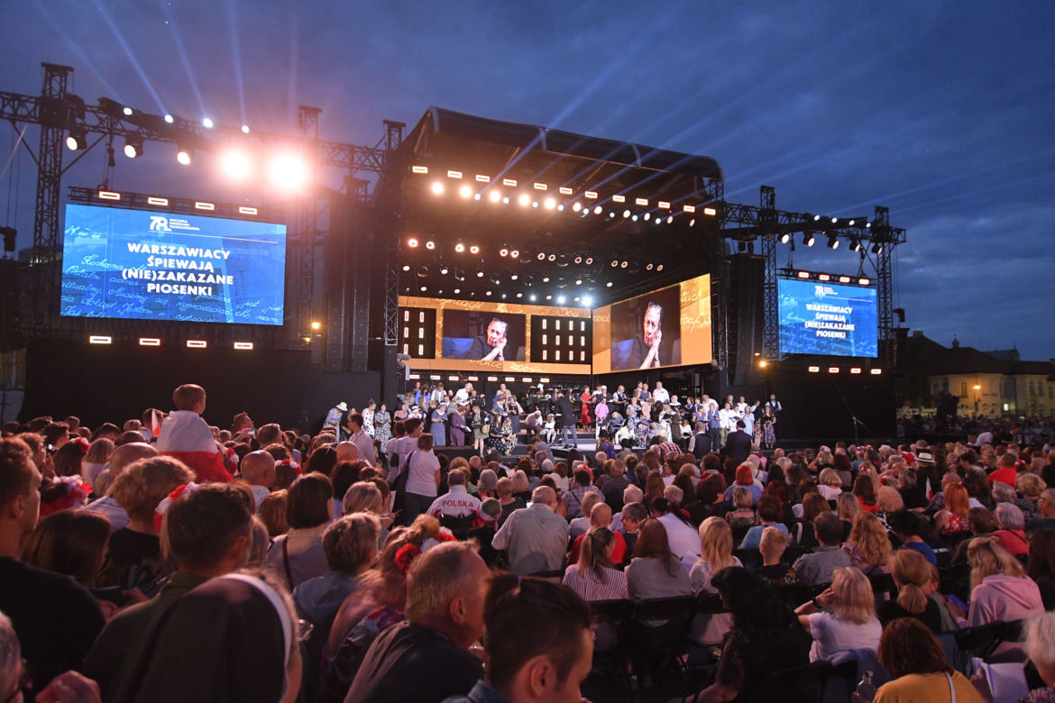 „Warszawiacy śpiewają (nie)zakazane piosenki”. Koncert wrócił po pandemicznej przerwie