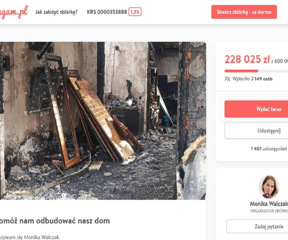 Odbudowa domu coraz bliżej