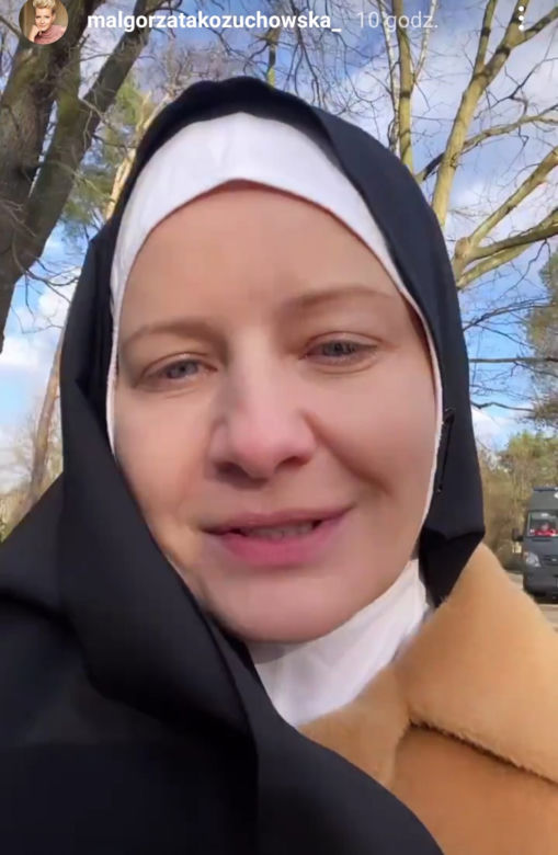 Małgorzata Kożuchowska została zakonnicą