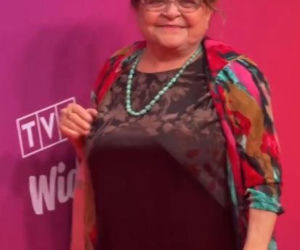 Grażyna Zielińska szaleje na ściance