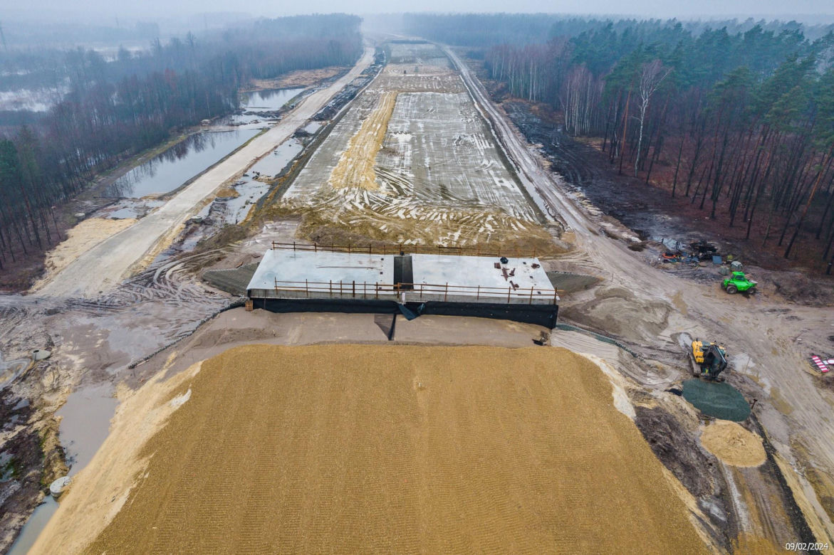 Budowa S1 Oświęcim - Dankowice LUTY 2024