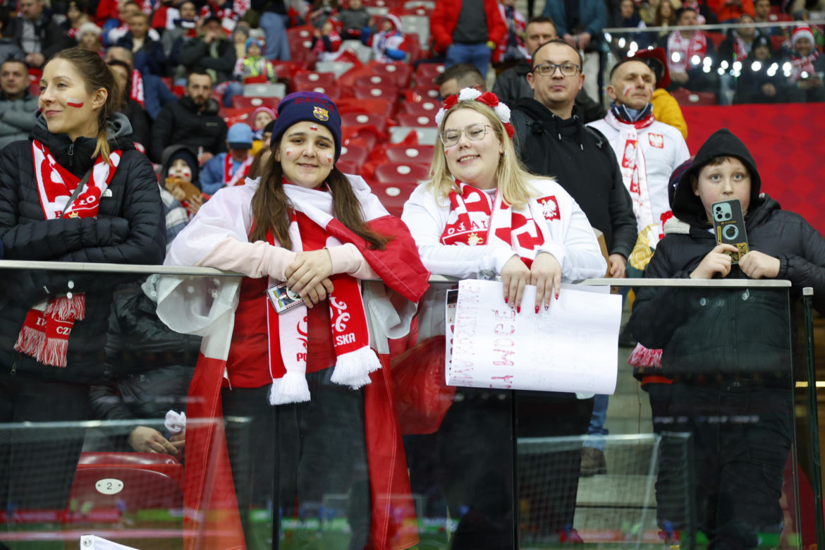 Kibice na meczu Polska - Estonia. Zdjęcia z trybun [21.03.2024]