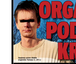 Organista podpalił krzyż!