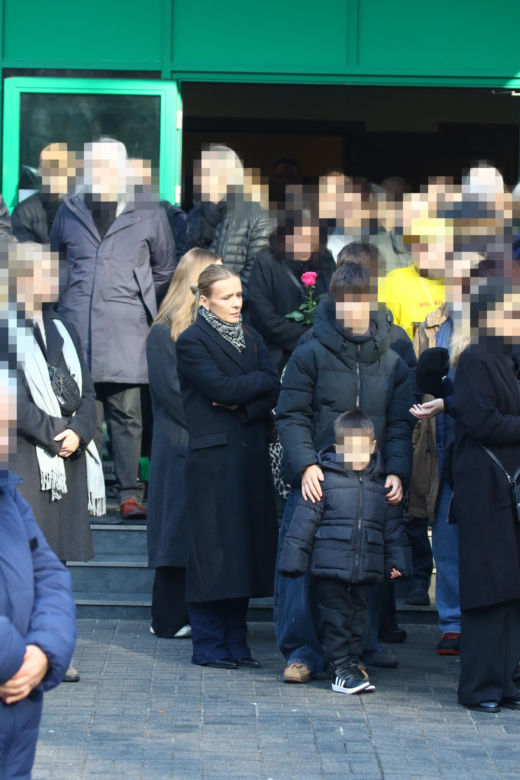 Pogrzeb Mirosława Krawczyka w Gdańsku: Aneta Zając i Mikołaj Krawczyk