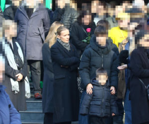 Pogrzeb Mirosława Krawczyka w Gdańsku: Aneta Zając i Mikołaj Krawczyk