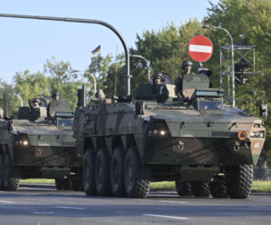 Próba generalna defilady wojskowej w Warszawie
