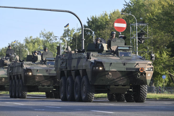 Próba generalna defilady wojskowej w Warszawie