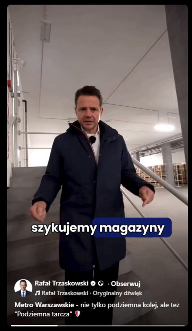 Schron powstaje w metrze. Tysiące łóżek, koców i śpiworów!