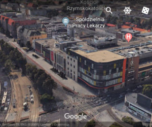 Trójwymiarowy Szczecin w Google Earth
