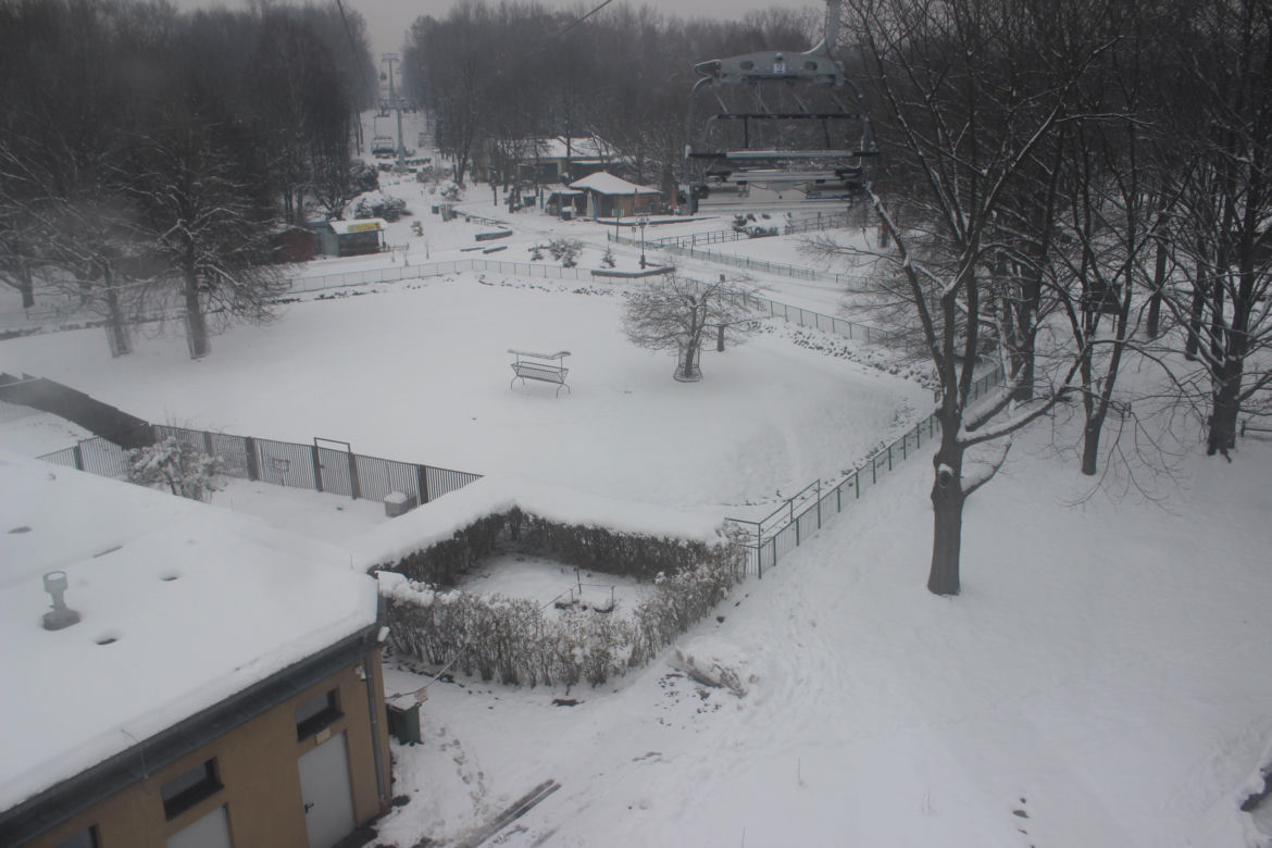 "Elka" w Parku Śląskim. Widok z góry