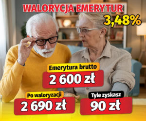 Waloryzacja emerytur