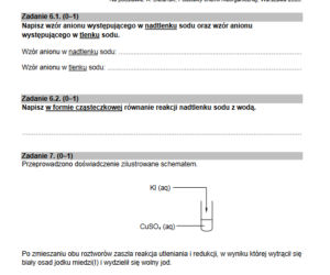 Matura rozszerzona 2022 chemia - arkusz PDF