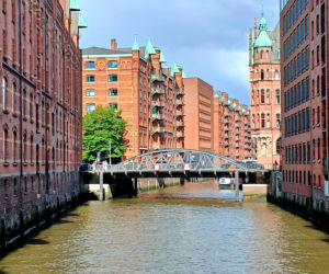HafenCity i Speicherstadt w Hamburgu