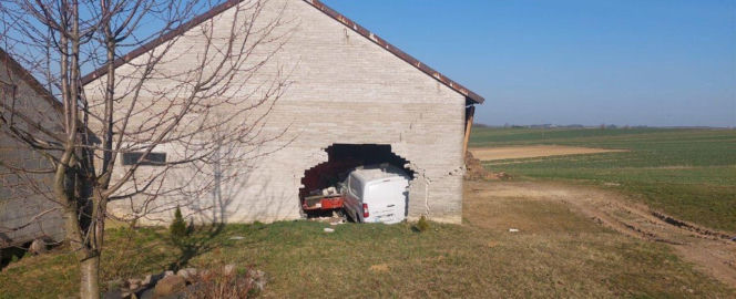 Wypadek w gminie Waśniów