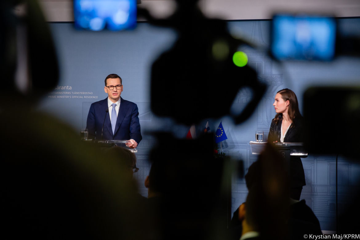 Spotkanie premiera Mateusza Morawieckiego z Sanną Marin