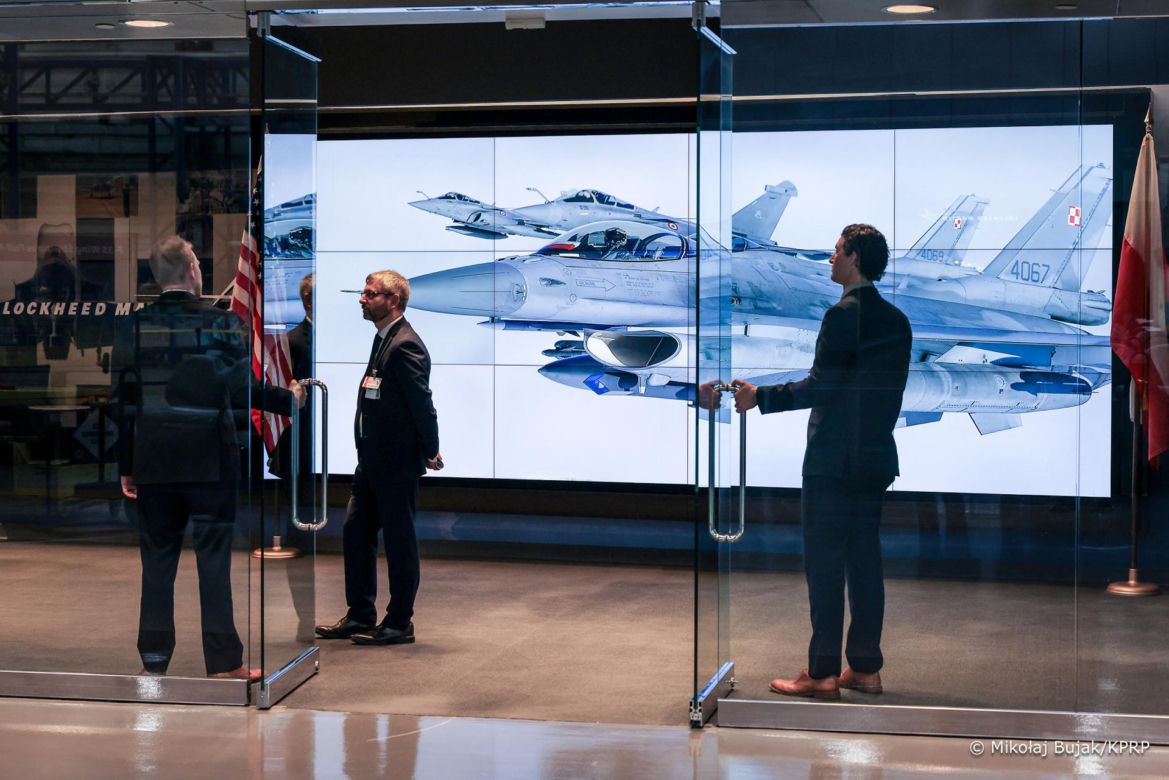 Nawrocki w zakładach Lockheed Martin