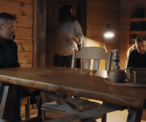 M jak miłość, odcinek 1918. Paweł (Rafał Mroczek), Piotrek (Marcin Mroczek), Kinga (Katarzyna Cichopek)