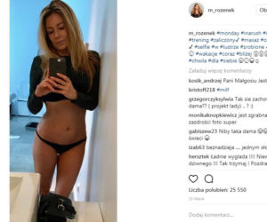 Małgorzata Rozenek w majtkach na Instagramie