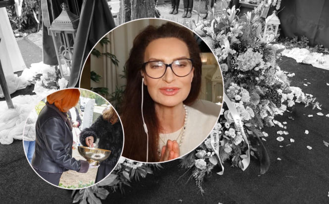 Nieoczywisty gest na pogrzebie Agnieszki Maciąg. Pojawiły się białe róże i... miski 