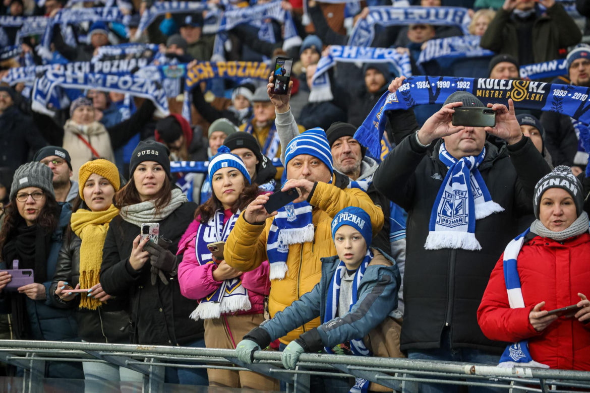  Tak bawili się kibice na meczu Lech Poznań - Piast Gliwice