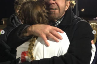 Chuck Norris i Greta Norris