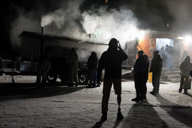 Zima i mróz na Ukrainie