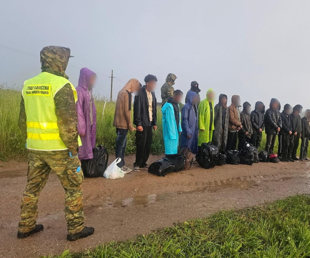 Straż Graniczna ujawniła 45 migrantów. Zatrzymano 52-letnią Ukrainkę