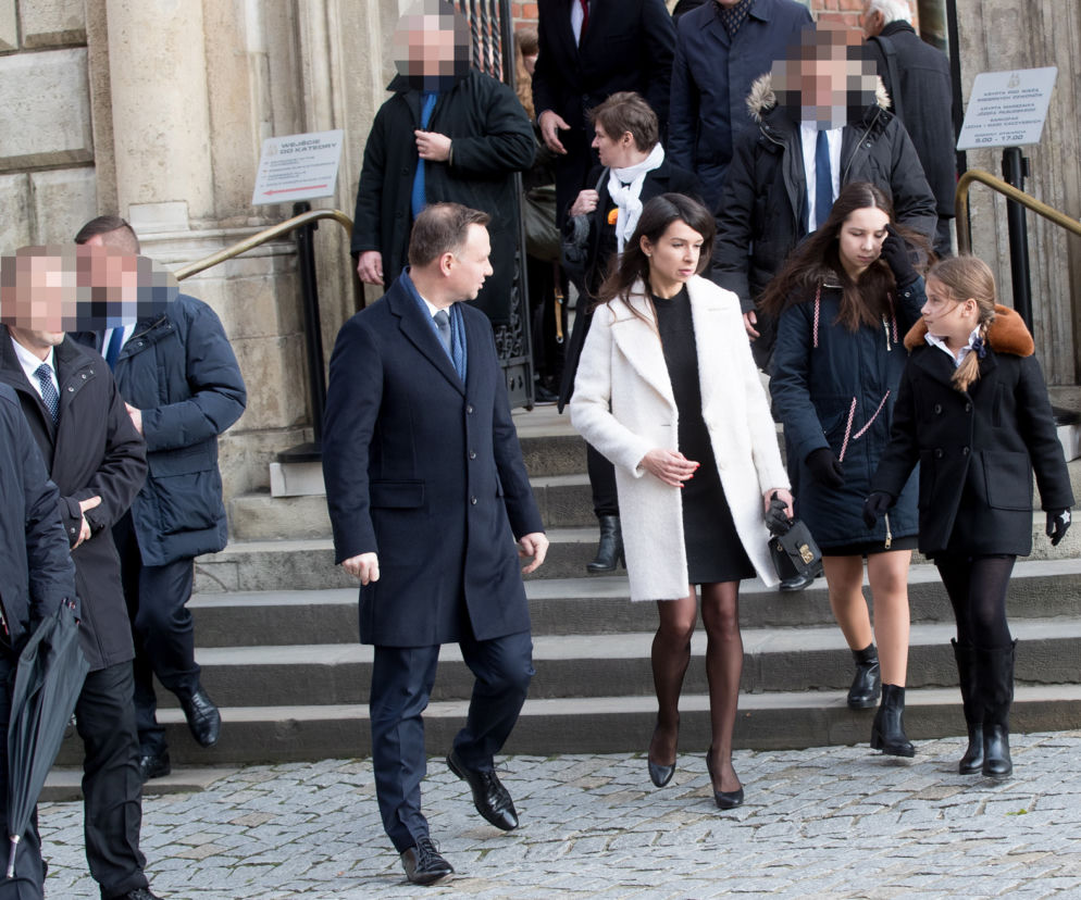 Prezydent z Martą na Wawelu