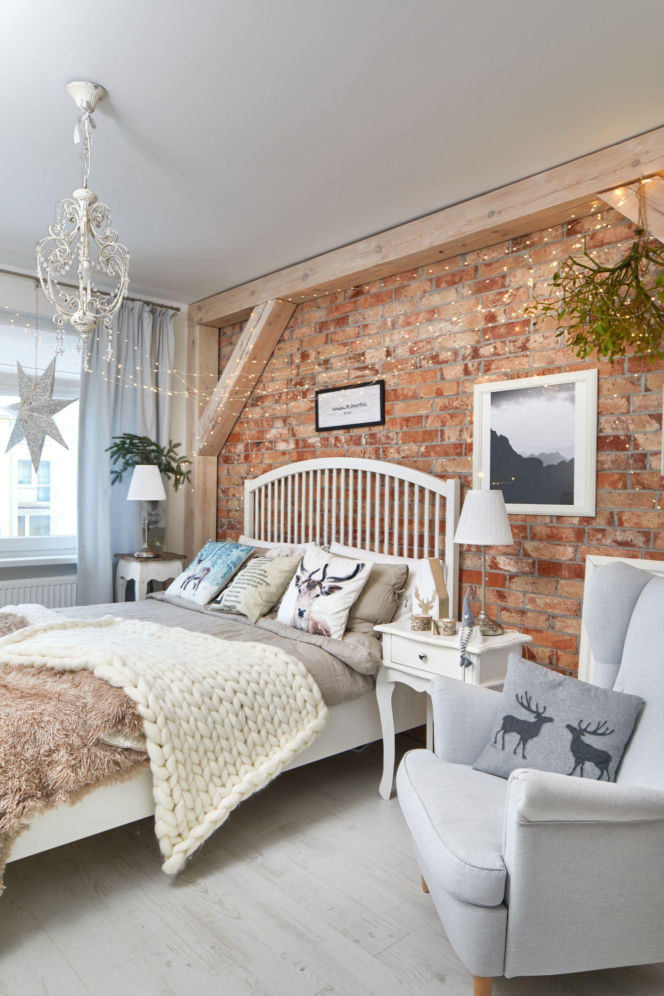 Sypialnia w świątecznej odsłonie