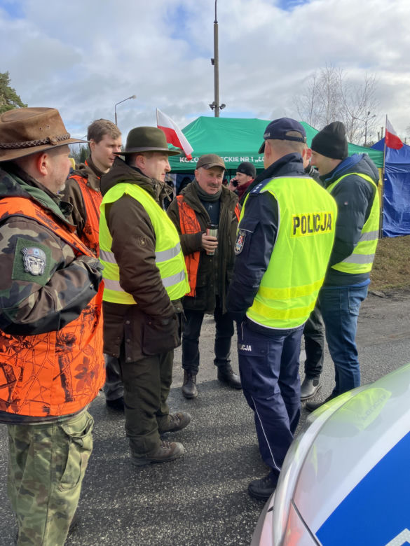 Protesty w powiecie aleksandrowskim