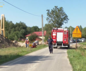 Dramat na budowie gazociągu pod Tarnowem