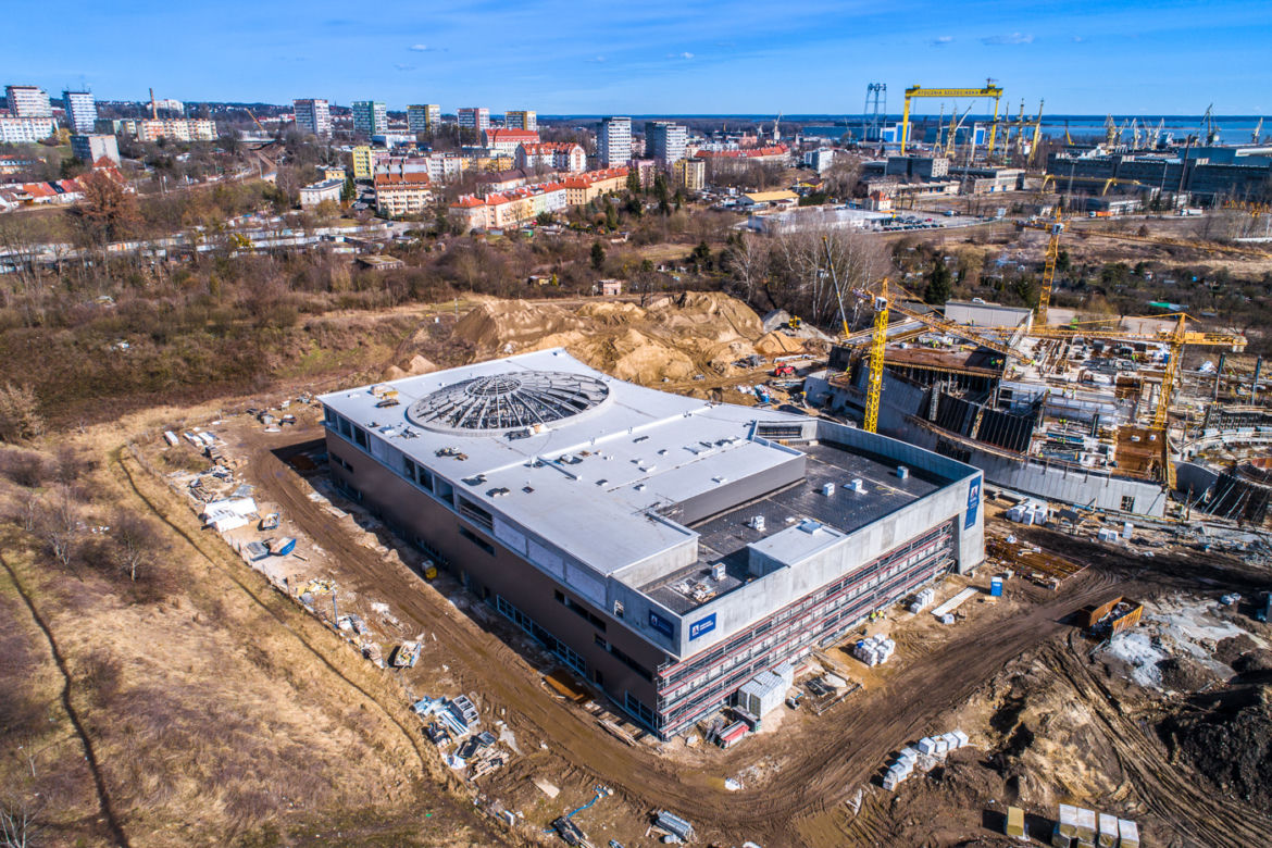 Budowa Fabryki Wody - marzec 2021